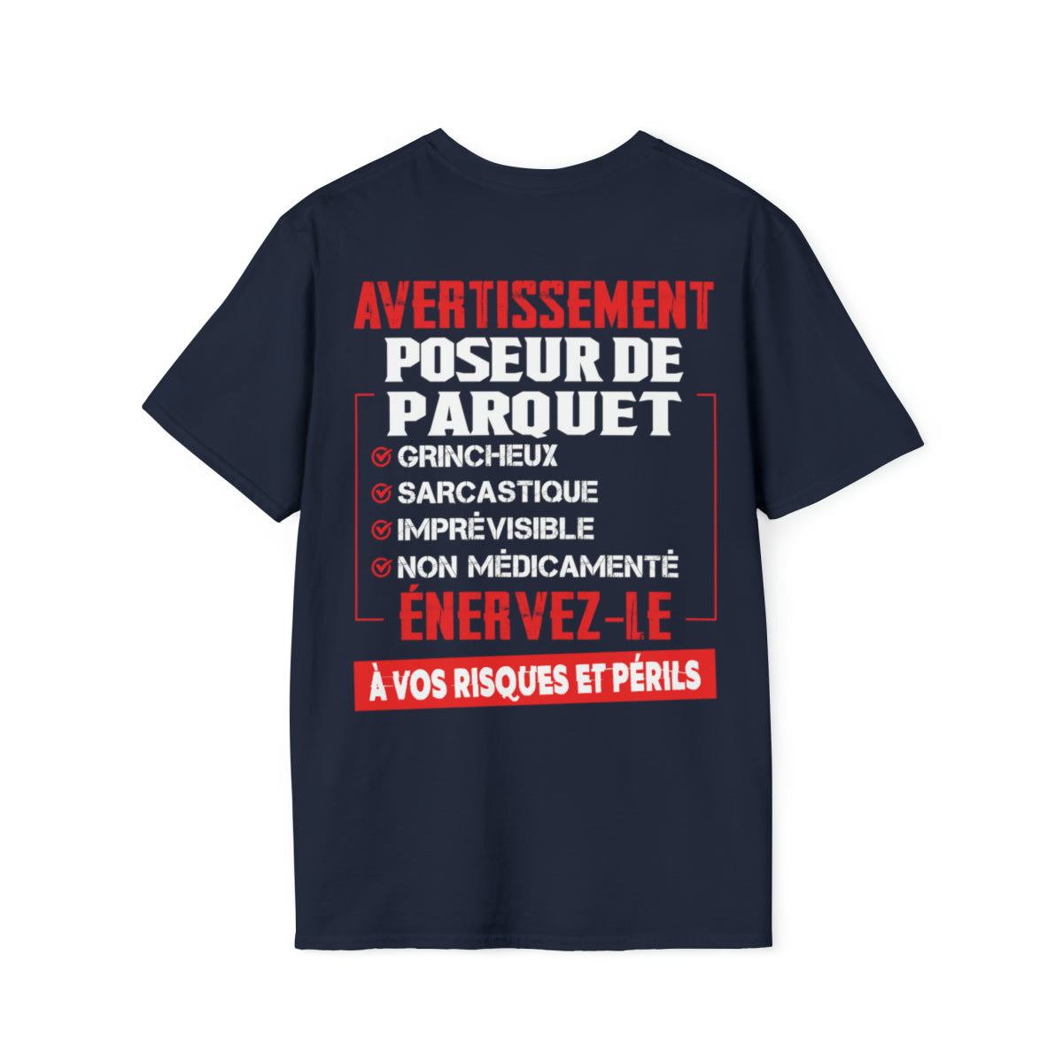 Poseur de Parquet, grincheux, sarcastique, imprévisible, non médicamenté