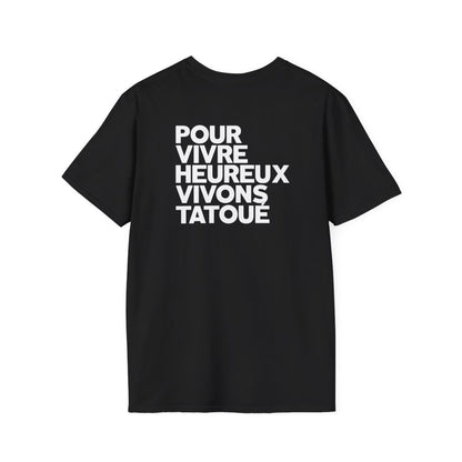 Pour vivre heureux vivons tatoué