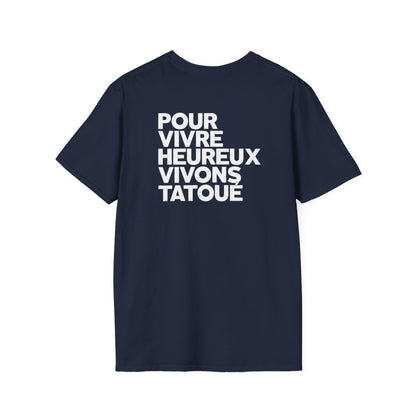 Pour vivre heureux vivons tatoué