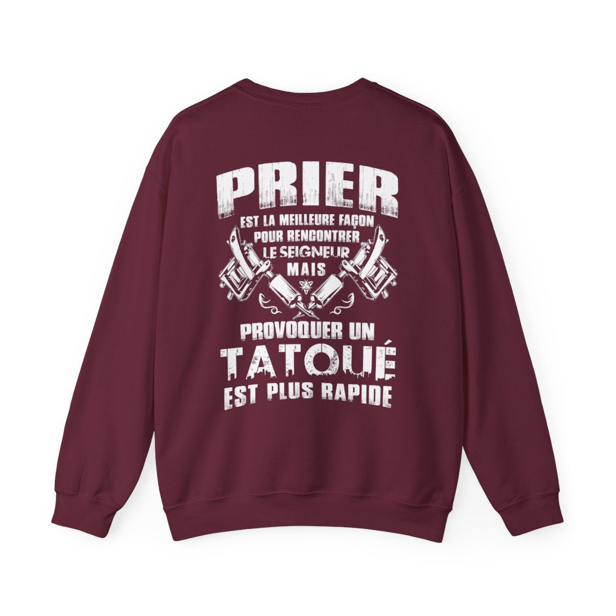 Prier est la meilleure façon pour recontrer le seigneur mais provoquer un tatoué est plus rapide