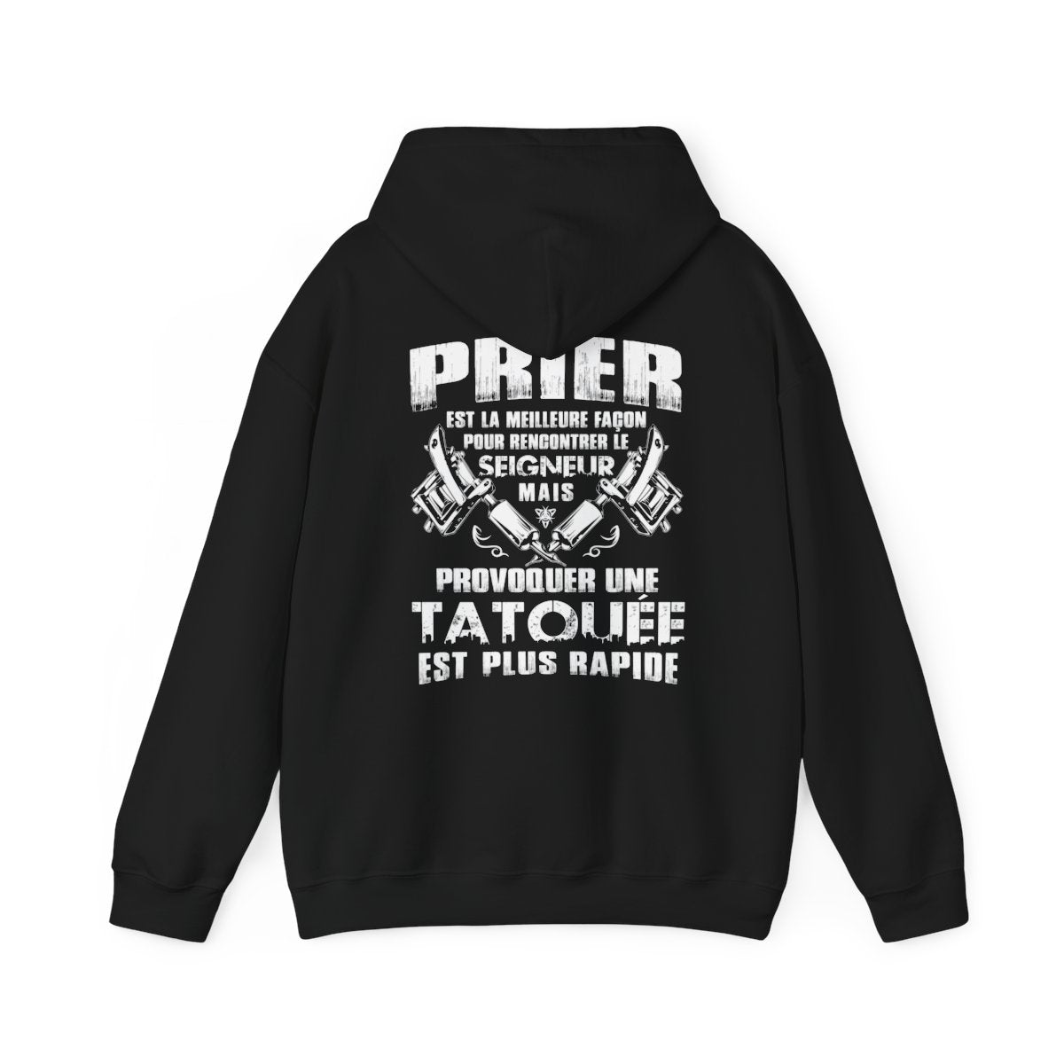 Prier est la meilleure façon pour recontrer le seigneur mais provoquer une tatouée est plus rapide
