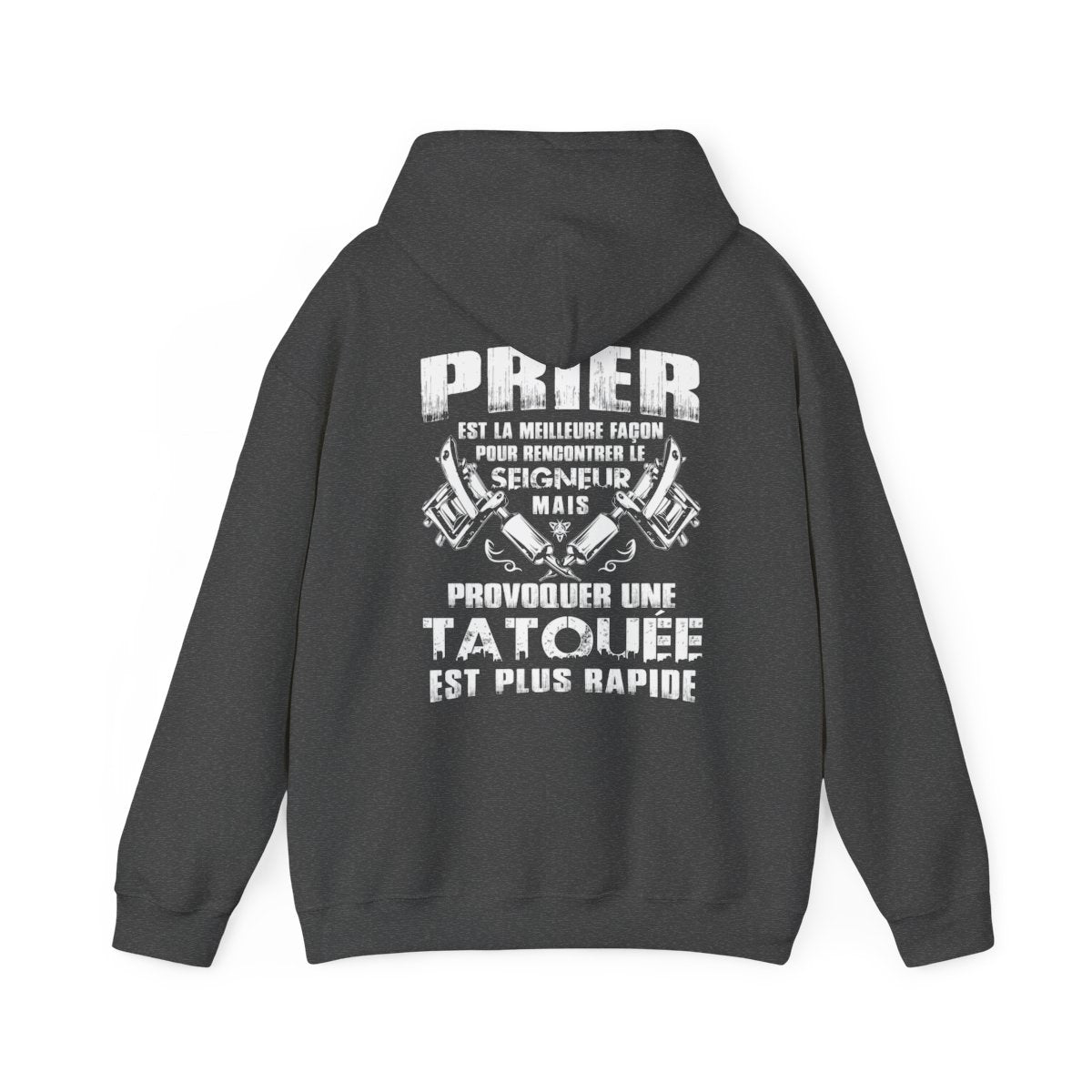 Prier est la meilleure façon pour recontrer le seigneur mais provoquer une tatouée est plus rapide