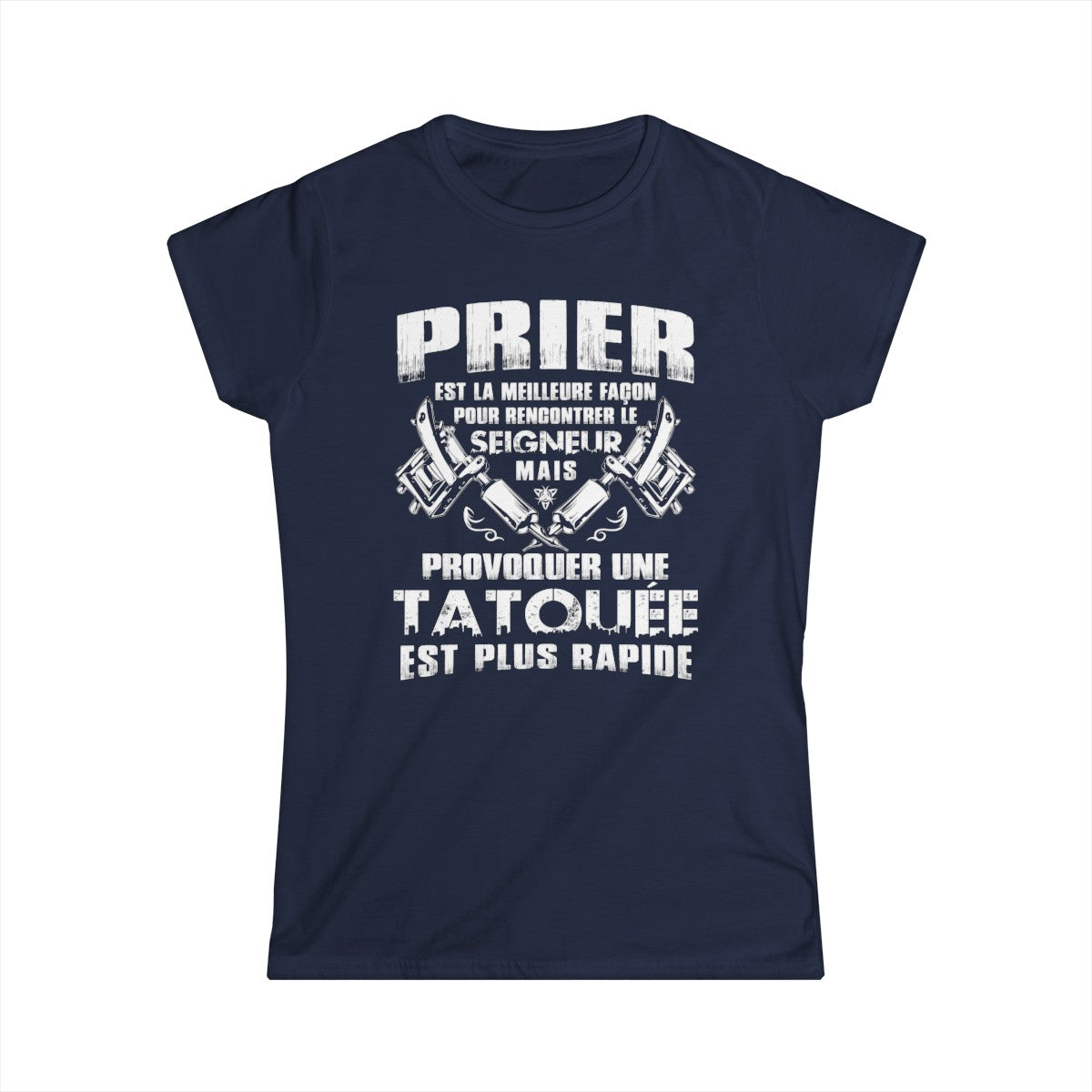 Prier est la meilleure façon pour recontrer le seigneur mais provoquer une tatouée est plus rapide
