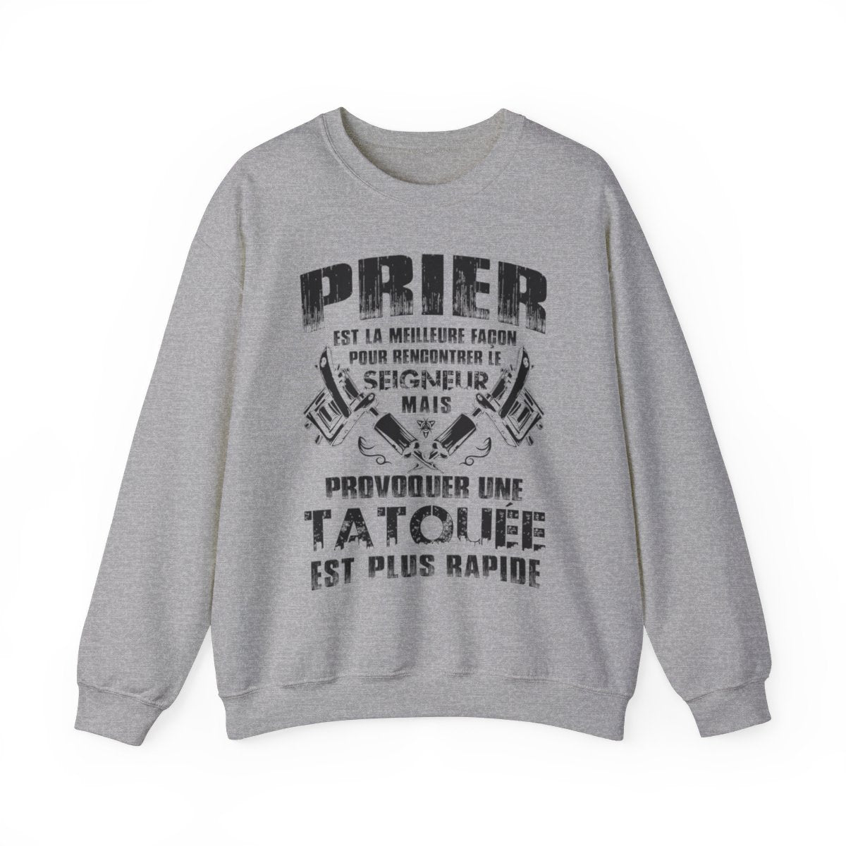 Prier est la meilleure façon pour recontrer le seigneur mais provoquer une tatouée est plus rapide