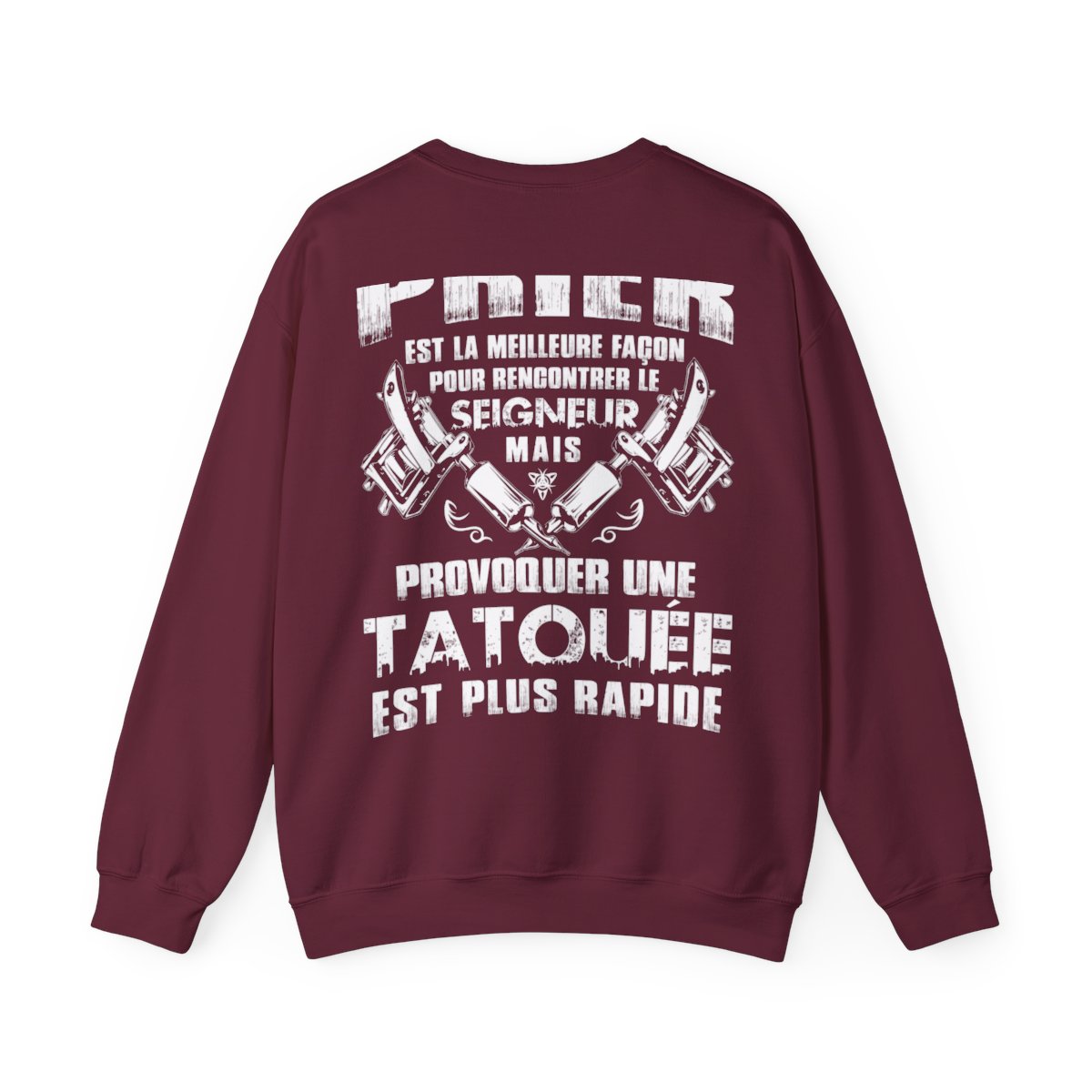 Prier est la meilleure façon pour recontrer le seigneur mais provoquer une tatouée est plus rapide