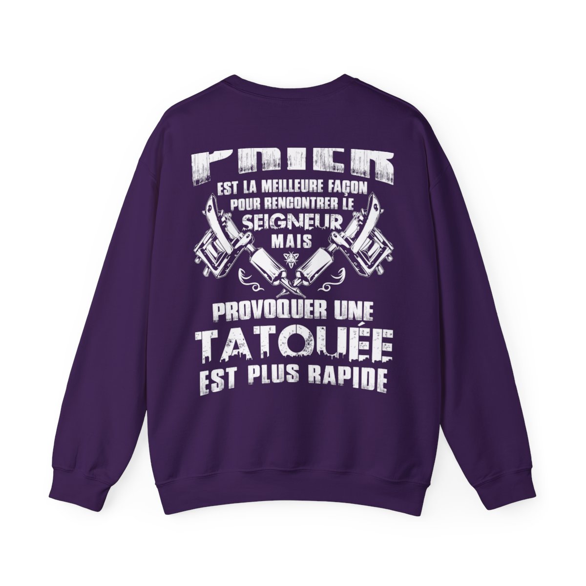 Prier est la meilleure façon pour recontrer le seigneur mais provoquer une tatouée est plus rapide