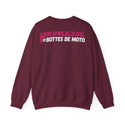 Princesse en bottes de moto