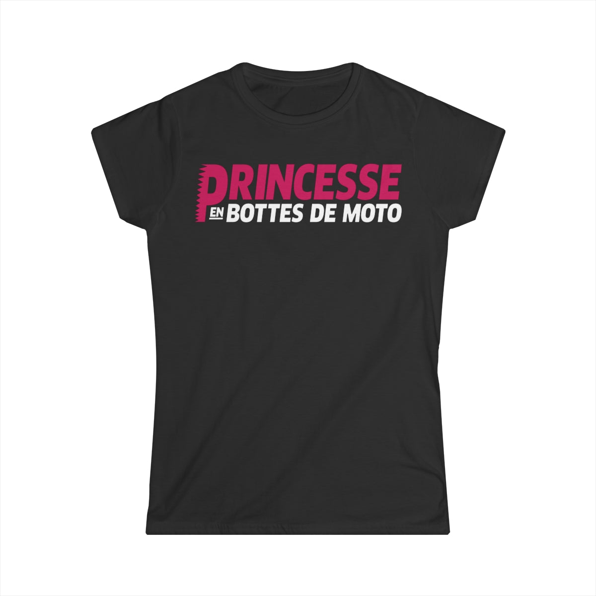 Princesse en bottes de moto