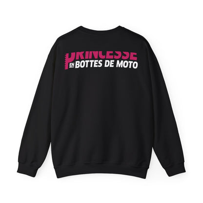 Princesse en bottes de moto
