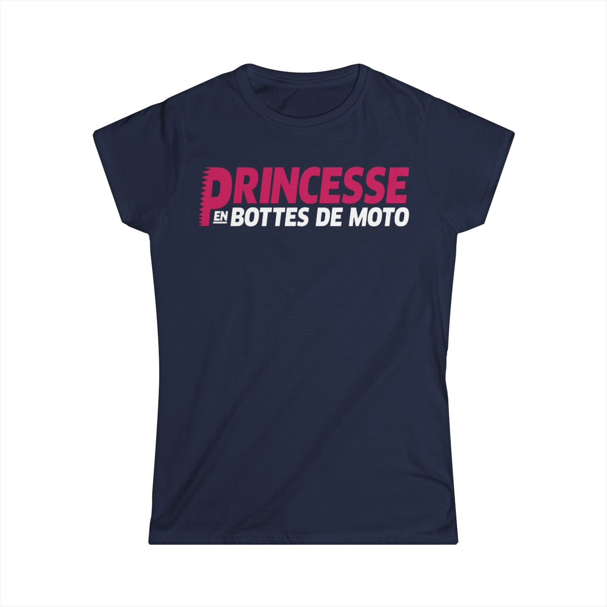 Princesse en bottes de moto