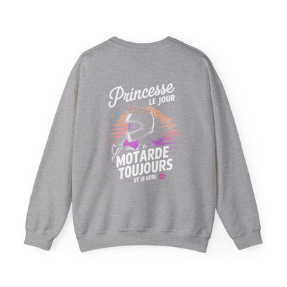 Princesse le jour, motarde toujours, et je gère