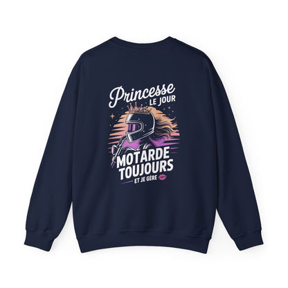 Princesse le jour, motarde toujours, et je gère
