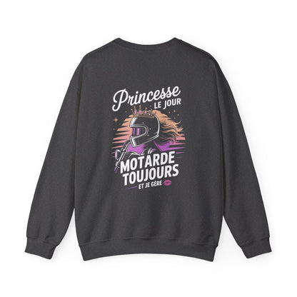Princesse le jour, motarde toujours, et je gère
