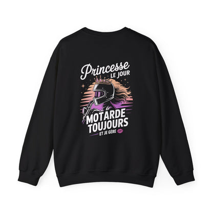 Princesse le jour, motarde toujours, et je gère