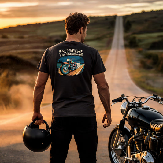 Je ne ronfle pas, je rêve que je suis une moto
