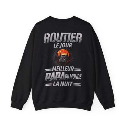 Routier le jour, papa la nuit