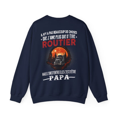 Routier passionné, papa comblé