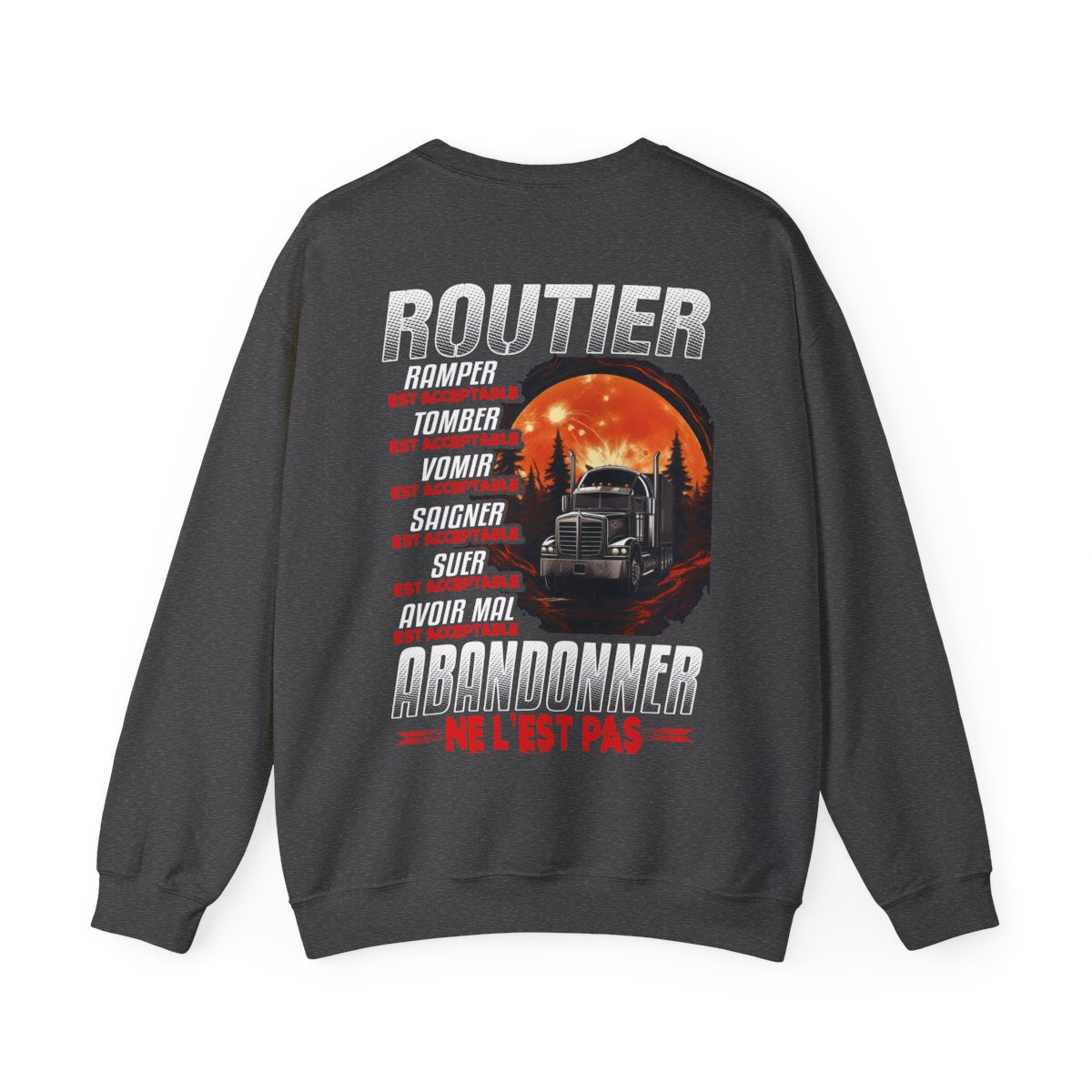 Routier, ramper, tomber, vomir, saigner est acceptable