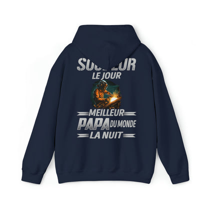 Soudeur le jour, papa la nuit
