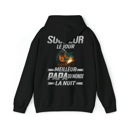 Soudeur le jour, papa la nuit