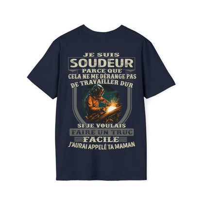 Soudeur, le travail dur n'est pas une option