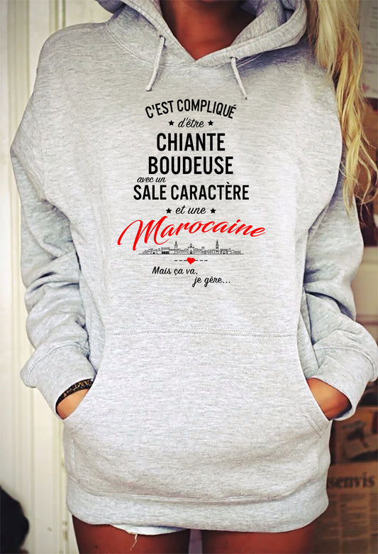 C'est compliqué d'être boudeuse et une Marocaine
