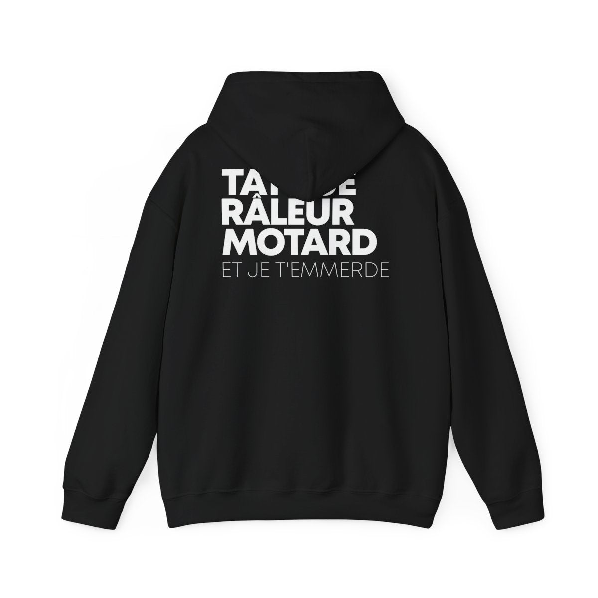 Hoodie noir — Tatoué Râleur Motard