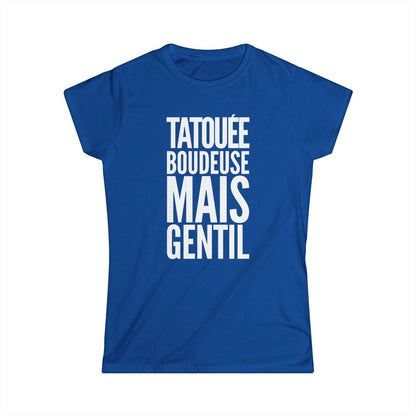 Tatouée boudeuse mais gentil