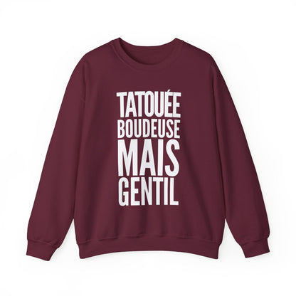 Tatouée boudeuse mais gentil