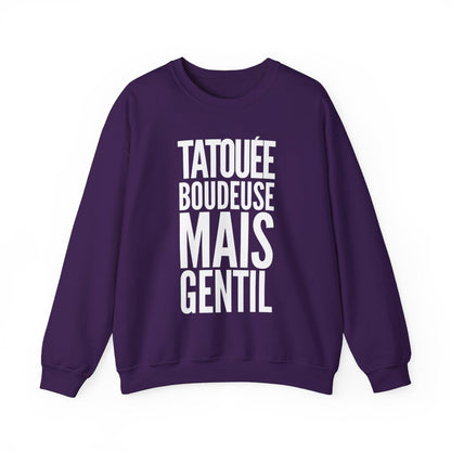 Tatouée boudeuse mais gentil