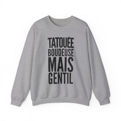 Tatouée boudeuse mais gentil