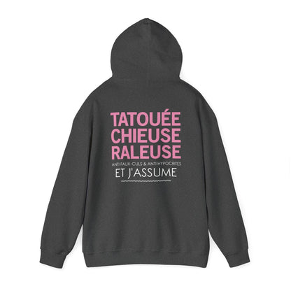 Tatouée, chieuse, râleuse, anti faux-culs & anti hypocrites et j'assume