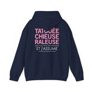 Tatouée, chieuse, râleuse, anti faux-culs & anti hypocrites et j'assume