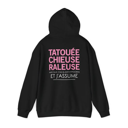 Tatouée, chieuse, râleuse, anti faux-culs & anti hypocrites et j'assume