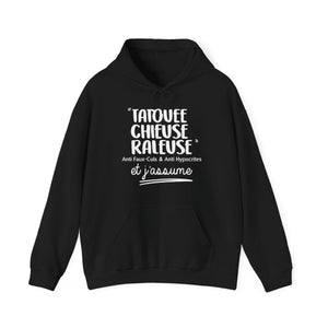 Tatouée, chieuse, râleuse, jalouse, anti faux-culs & anti hypocrites et j'assume