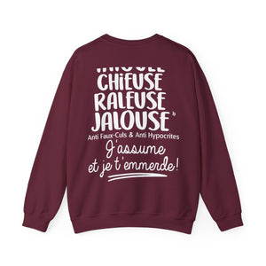 Tatouée, chieuse, râleuse, jalouse, anti faux-culs & anti hypocrites, j'assume et je t'emmerde