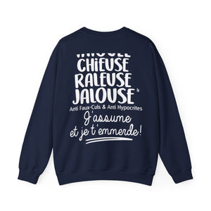 Tatouée, chieuse, râleuse, jalouse, anti faux-culs & anti hypocrites, j'assume et je t'emmerde