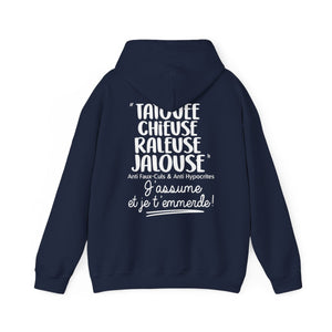 Tatouée, chieuse, râleuse, jalouse, anti faux-culs & anti hypocrites, j'assume et je t'emmerde