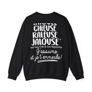 Tatouée, chieuse, râleuse, jalouse, anti faux-culs & anti hypocrites, j'assume et je t'emmerde
