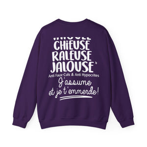 Tatouée, chieuse, râleuse, jalouse, anti faux-culs & anti hypocrites, j'assume et je t'emmerde