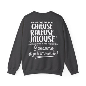 Tatouée, chieuse, râleuse, jalouse, anti faux-culs & anti hypocrites, j'assume et je t'emmerde