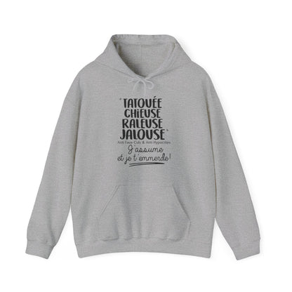 Tatouée, chieuse, râleuse, jalouse, anti faux-culs & anti hypocrites, j'assume et je t'emmerde