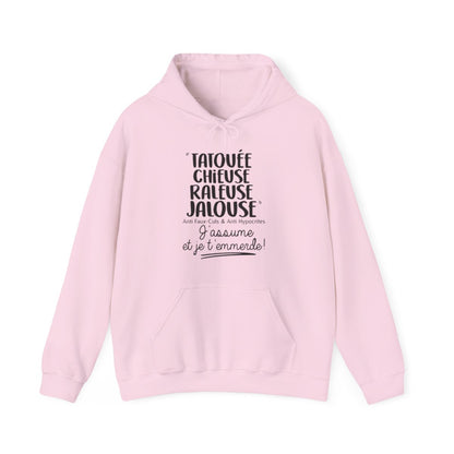 Tatouée, chieuse, râleuse, jalouse, anti faux-culs & anti hypocrites, j'assume et je t'emmerde