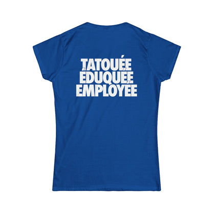 Tatouée éduquée employée