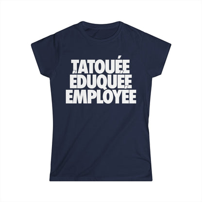 Tatouée éduquée employée