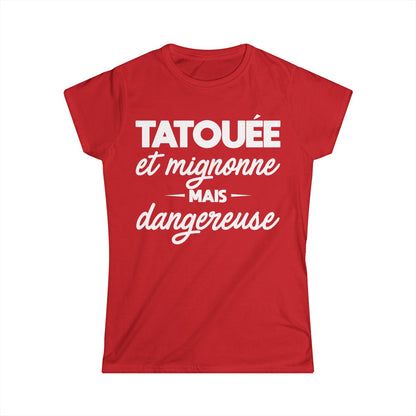 Tatouée et mignonne mais dangereuse