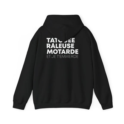 Tatouée Râleuse Motarde et je t'emmerde