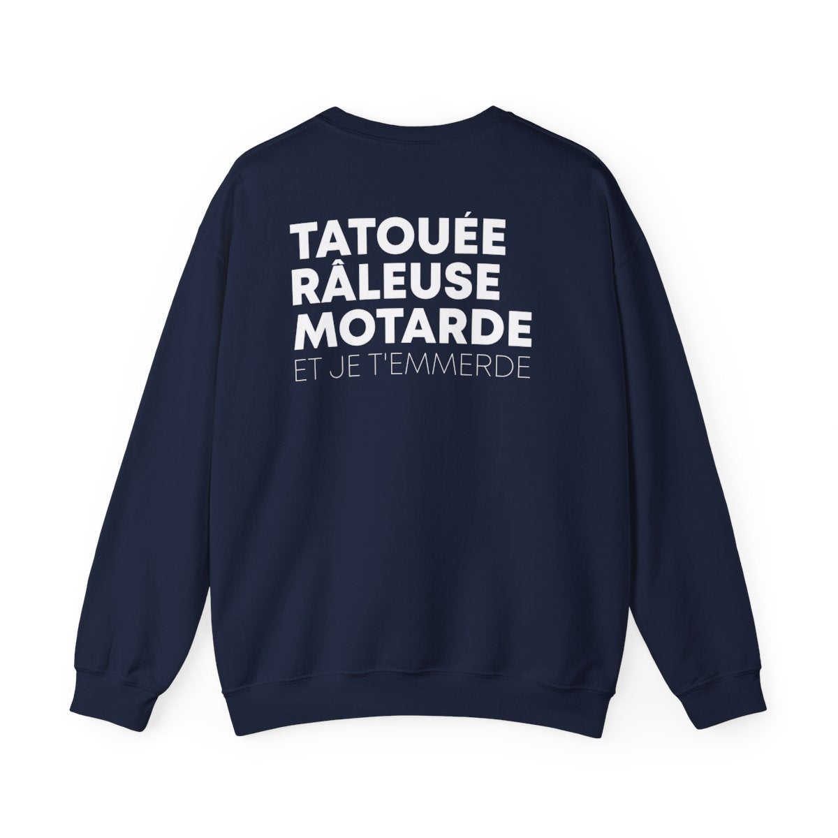 Tatouée Râleuse Motarde et je t'emmerde