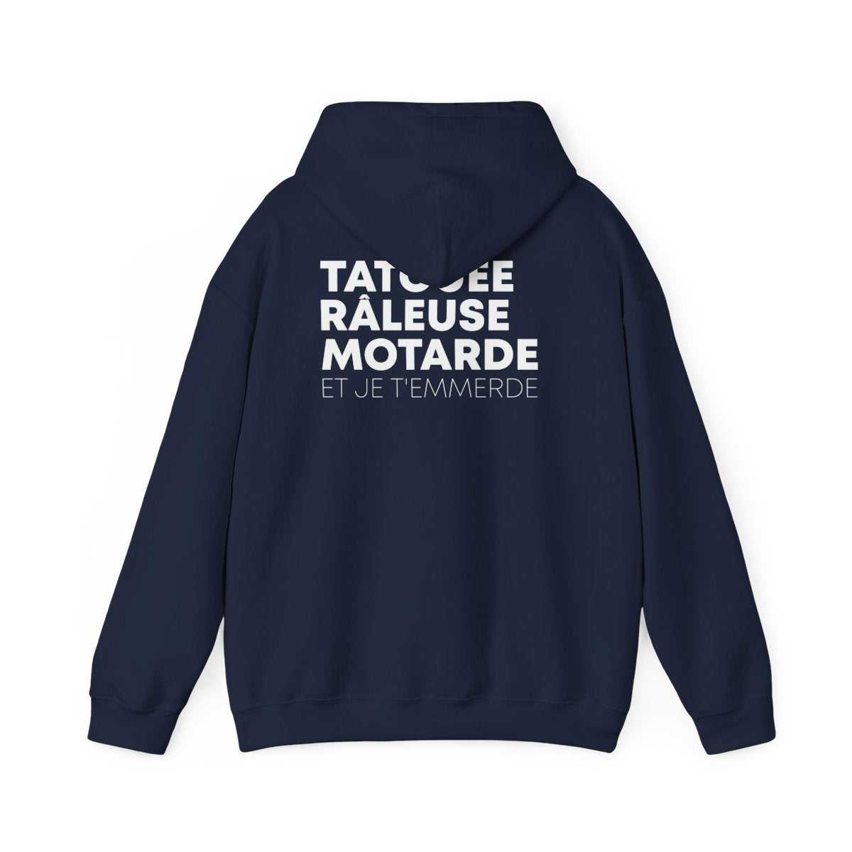 Tatouée Râleuse Motarde et je t'emmerde