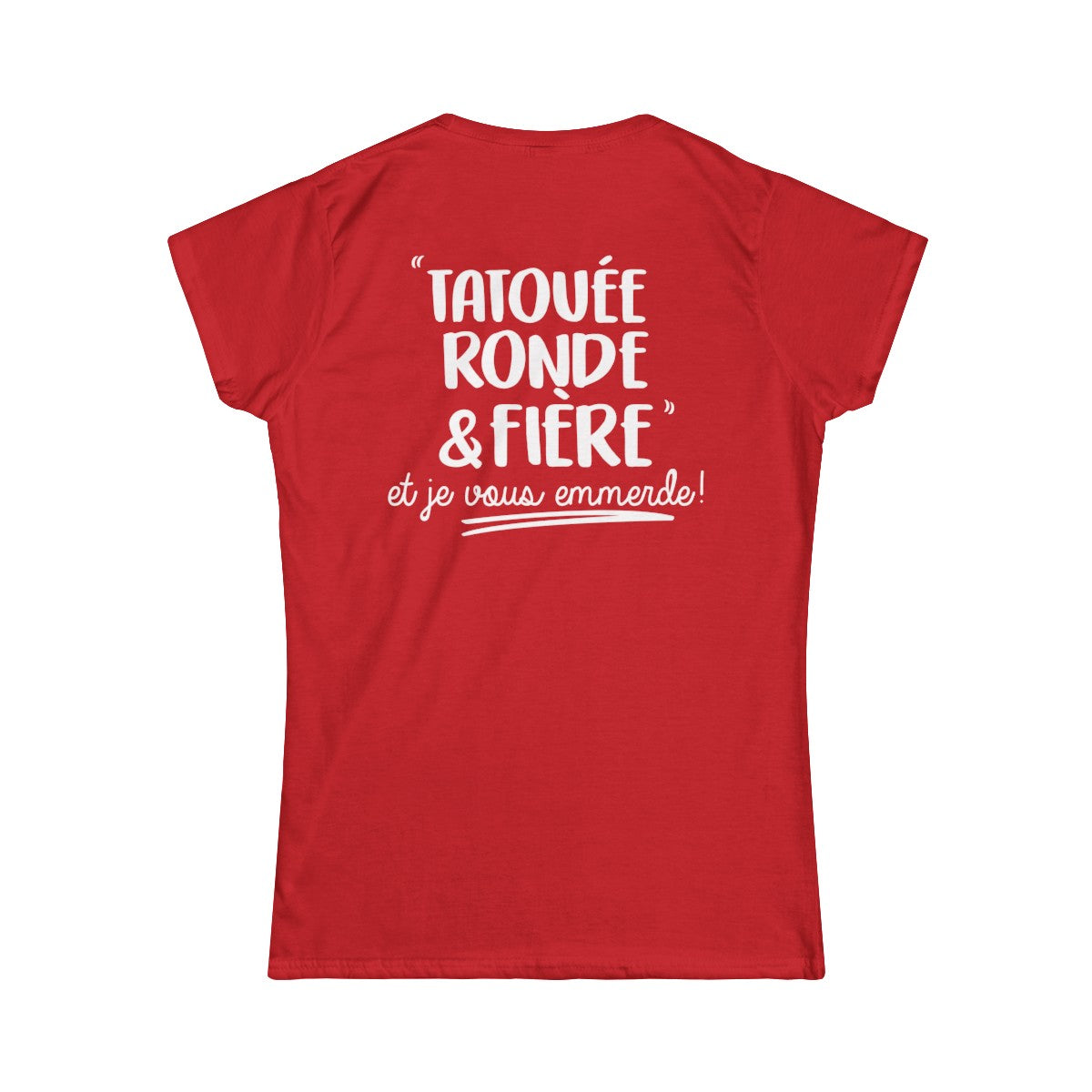 Tatouée ronde et fière et je vous emmerde